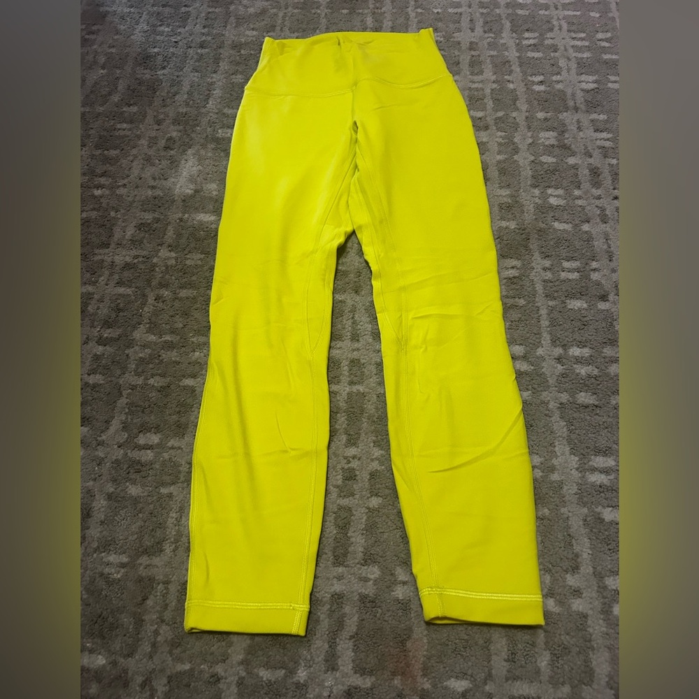 Lululemon Bright highlighter leggings